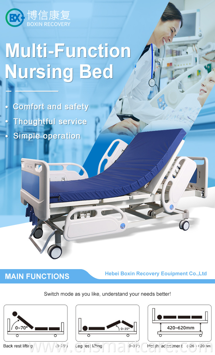 4 functions medical bed 